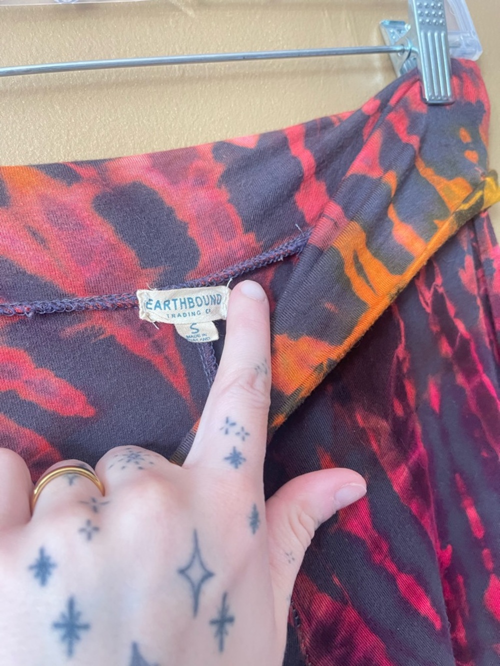 Artisan Tie-Dye Earthbound Trading Co Pants - Picture 3 of 5